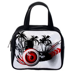 Music, Speaker Classic Handbags (one Side)