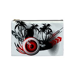 Music, Speaker Cosmetic Bag (medium)  by EnjoymentArt