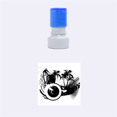 Music, Speaker Rubber Round Stamps (small)