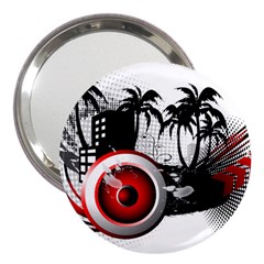 Music, Speaker 3  Handbag Mirrors