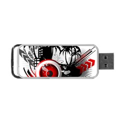 Music, Speaker Portable Usb Flash (two Sides) by EnjoymentArt