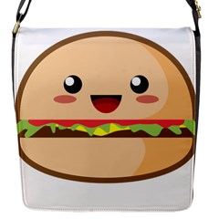 Kawaii Burger Flap Messenger Bag (s)