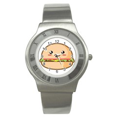 Kawaii Burger Stainless Steel Watches