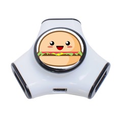 Kawaii Burger 3-port Usb Hub