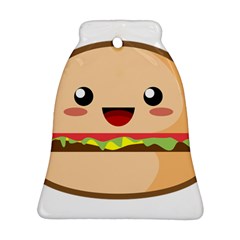 Kawaii Burger Bell Ornament (2 Sides)