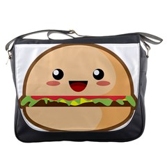 Kawaii Burger Messenger Bags