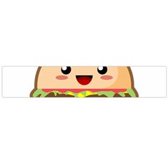 Kawaii Burger Flano Scarf (large) 