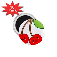 Kawaii Cherry 1 75  Magnets (10 Pack) 