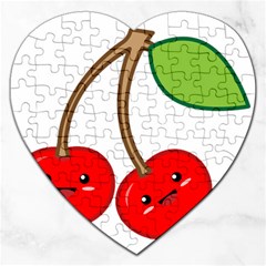 Kawaii Cherry Jigsaw Puzzle (heart)