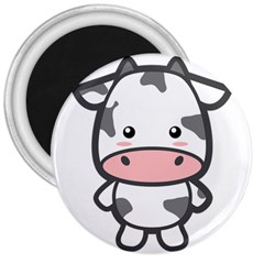 Kawaii Cow 3  Magnets