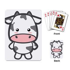 Kawaii Cow Playing Card