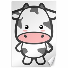 Kawaii Cow Canvas 24  X 36 