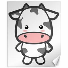 Kawaii Cow Canvas 11  X 14  