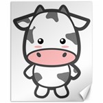 Kawaii Cow Canvas 11  x 14   10.95 x13.48  Canvas - 1