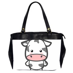 Kawaii Cow Office Handbags (2 Sides) 