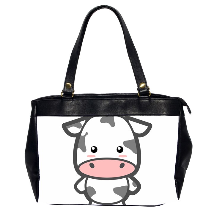 Kawaii Cow Office Handbags (2 Sides) 