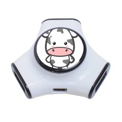 Kawaii Cow 3-port Usb Hub