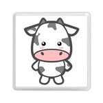 Kawaii Cow Memory Card Reader (Square)  Front