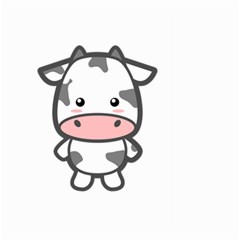 Kawaii Cow Large Garden Flag (two Sides)