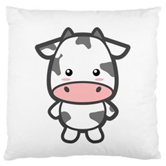 Kawaii Cow Standard Flano Cushion Cases (one Side) 