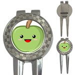 Kawaii Green Apple 3-in-1 Golf Divots Front