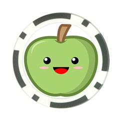 Kawaii Green Apple Poker Chip Card Guards by KawaiiKawaii