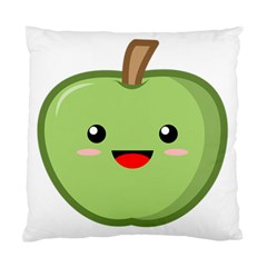 Kawaii Green Apple Standard Cushion Case (one Side) 