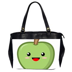 Kawaii Green Apple Office Handbags (2 Sides) 