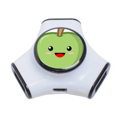 Kawaii Green Apple 3-port Usb Hub by KawaiiKawaii