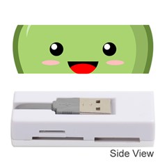 Kawaii Green Apple Memory Card Reader (stick)  by KawaiiKawaii