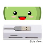 Kawaii Green Apple Memory Card Reader (Stick)  Front