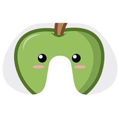 Kawaii Green Apple Travel Neck Pillows