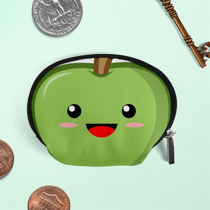 Kawaii Green Apple Accessory Pouches (Small) 