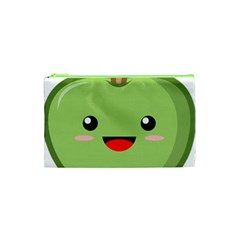 Kawaii Green Apple Cosmetic Bag (xs) by KawaiiKawaii