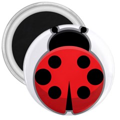 Kawaii Ladybug 3  Magnets