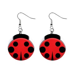 Kawaii Ladybug Mini Button Earrings by KawaiiKawaii