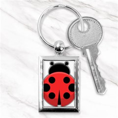 Kawaii Ladybug Key Chains (rectangle) 