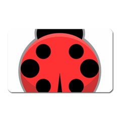 Kawaii Ladybug Magnet (rectangular)