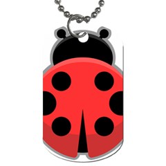 Kawaii Ladybug Dog Tag (two Sides)