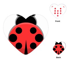 Kawaii Ladybug Playing Cards (heart) 