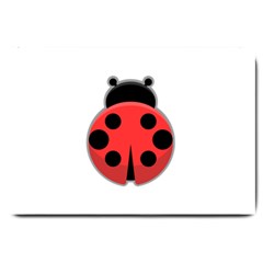 Kawaii Ladybug Large Doormat 