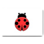 Kawaii Ladybug Large Doormat  30 x20  Door Mat