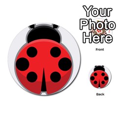 Kawaii Ladybug Multi-purpose Cards (round)  by KawaiiKawaii