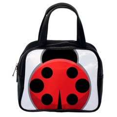 Kawaii Ladybug Classic Handbags (one Side)