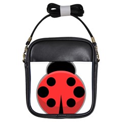 Kawaii Ladybug Girls Sling Bags