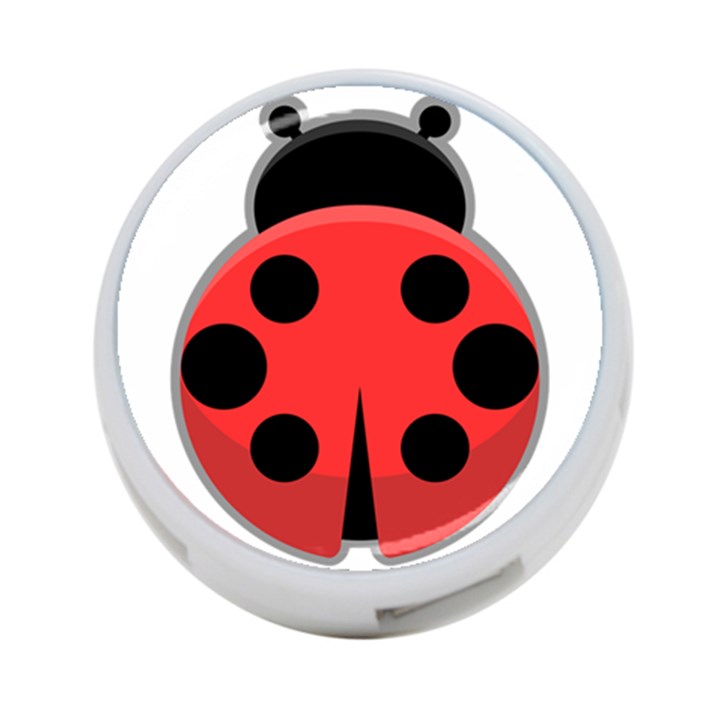 Kawaii Ladybug 4-Port USB Hub (One Side)