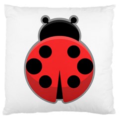 Kawaii Ladybug Large Cushion Cases (one Side) 