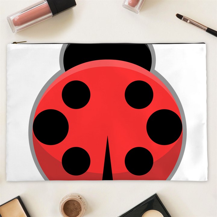 Kawaii Ladybug Cosmetic Bag (XXL) 