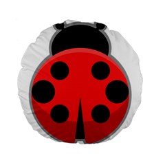 Kawaii Ladybug Standard 15  Premium Round Cushions