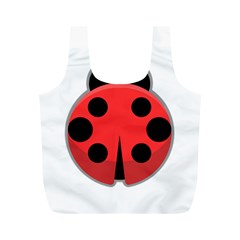 Kawaii Ladybug Full Print Recycle Bags (m) 